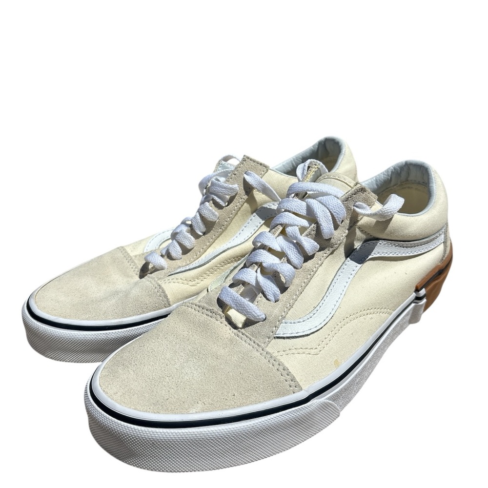 Vans Old Skool Off-White and Cream Low-Top Sneakers